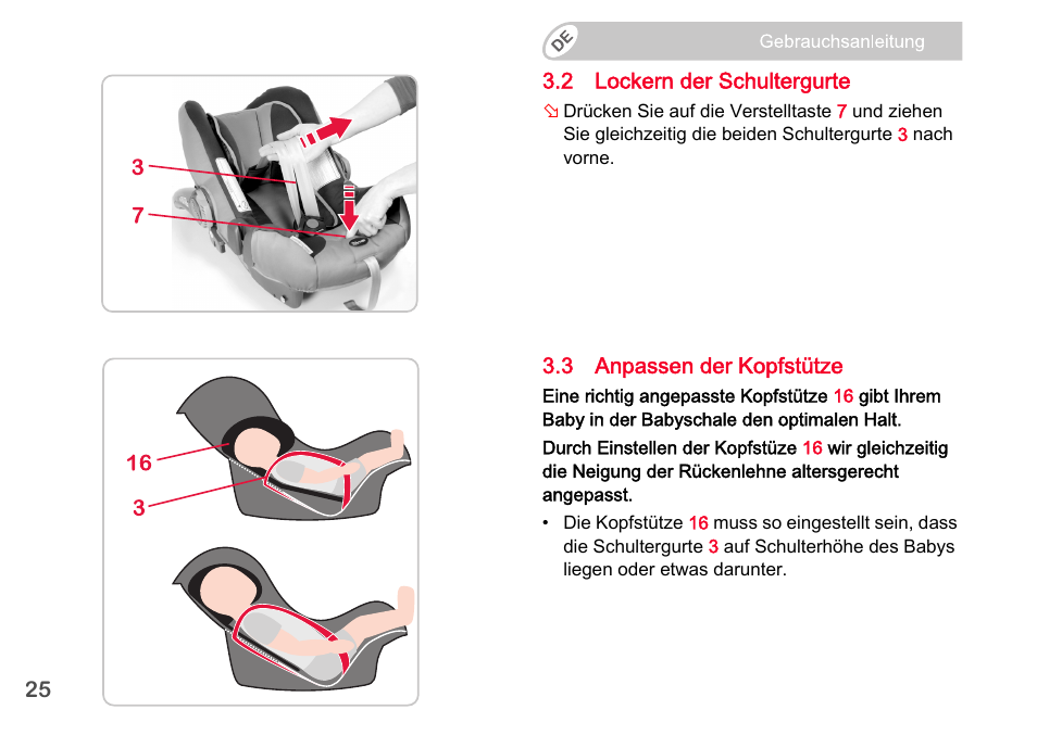 Britax Romer BABY-SAFE plus SHR II User Manual | Page 26 / 272
