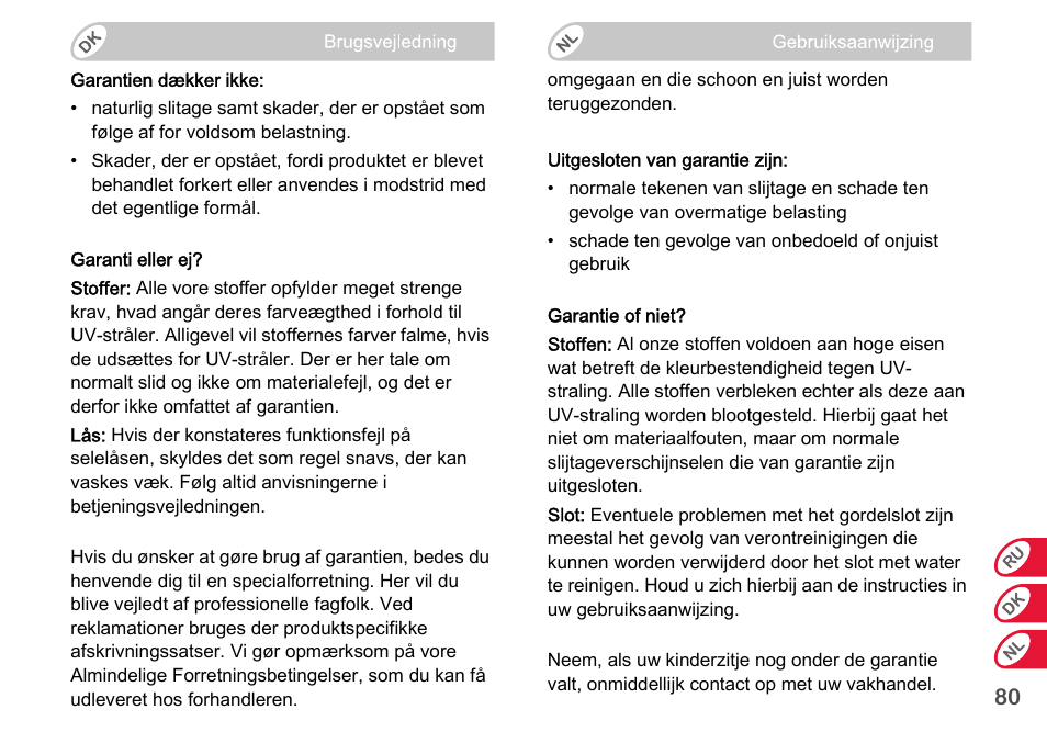 Britax Romer BABY-SAFE plus SHR II User Manual | Page 263 / 272