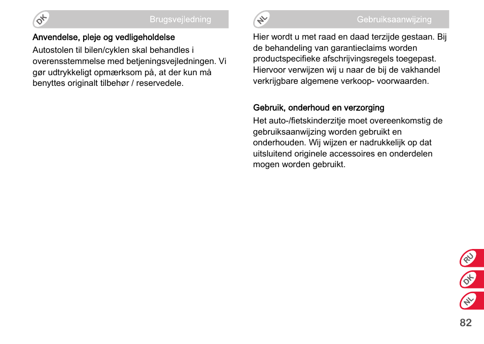 Britax Romer BABY-SAFE plus SHR II User Manual | Page 265 / 272