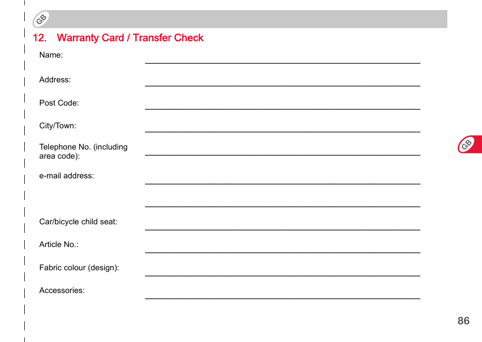 Britax Romer BABY-SAFE plus SHR II User Manual | Page 87 / 272