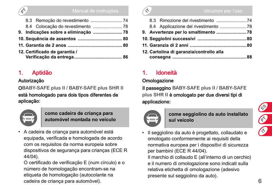 Britax Romer BABY-SAFE plus SHR II User Manual | Page 98 / 272