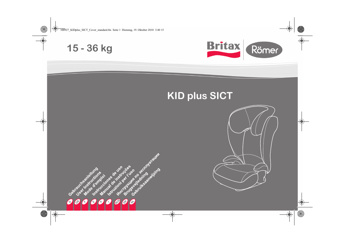 Britax KID plus SICT User Manual | 65 pages