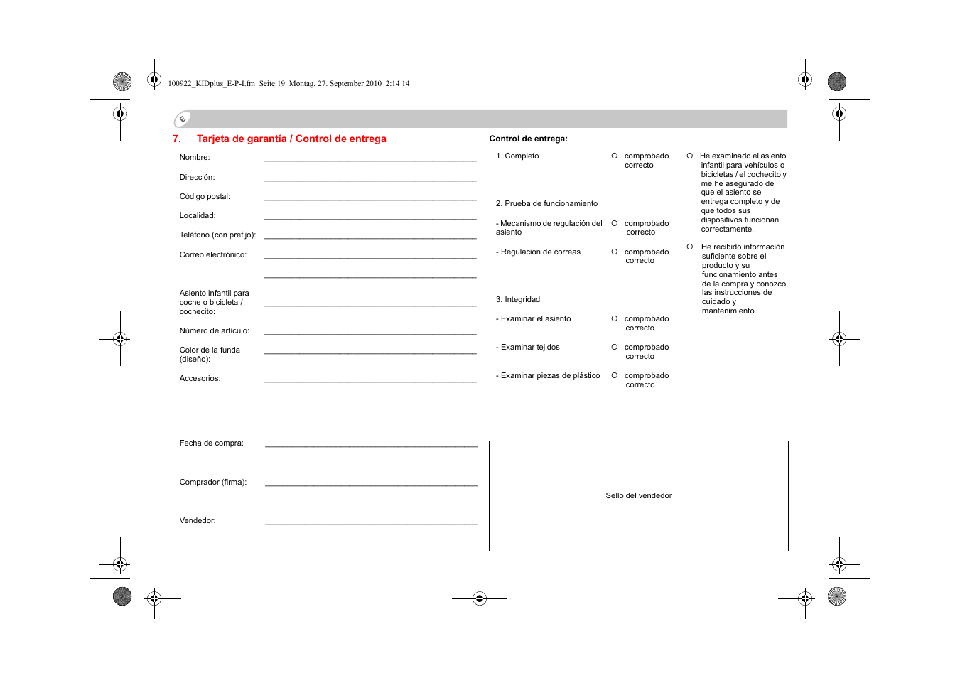 Britax KID plus SICT User Manual | Page 42 / 65