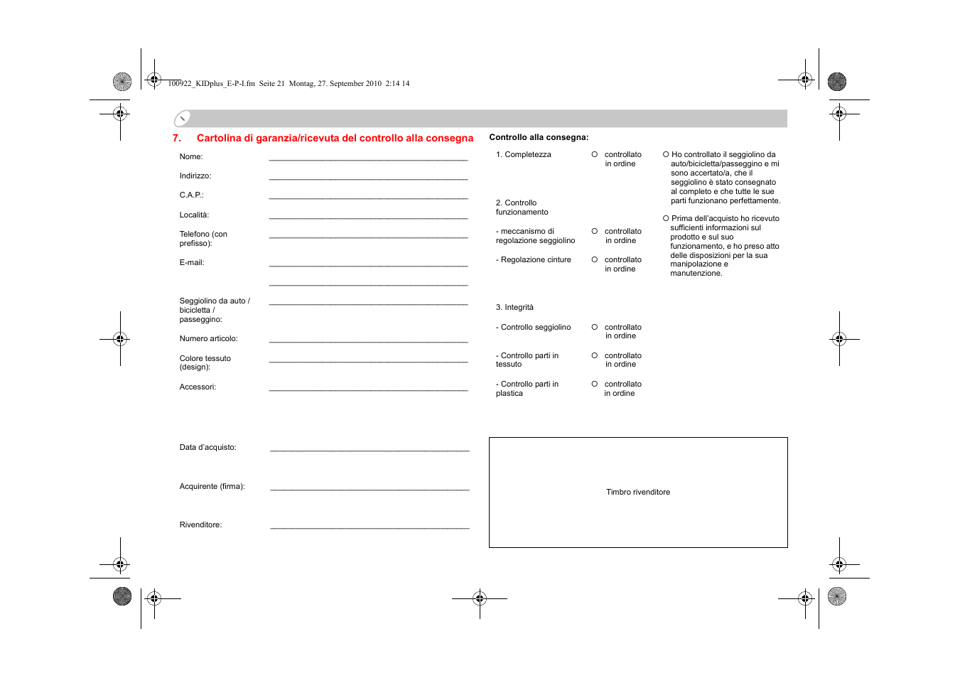 Britax KID plus SICT User Manual | Page 44 / 65