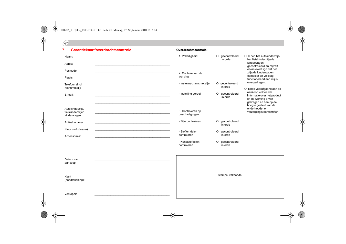 Britax KID plus SICT User Manual | Page 65 / 65