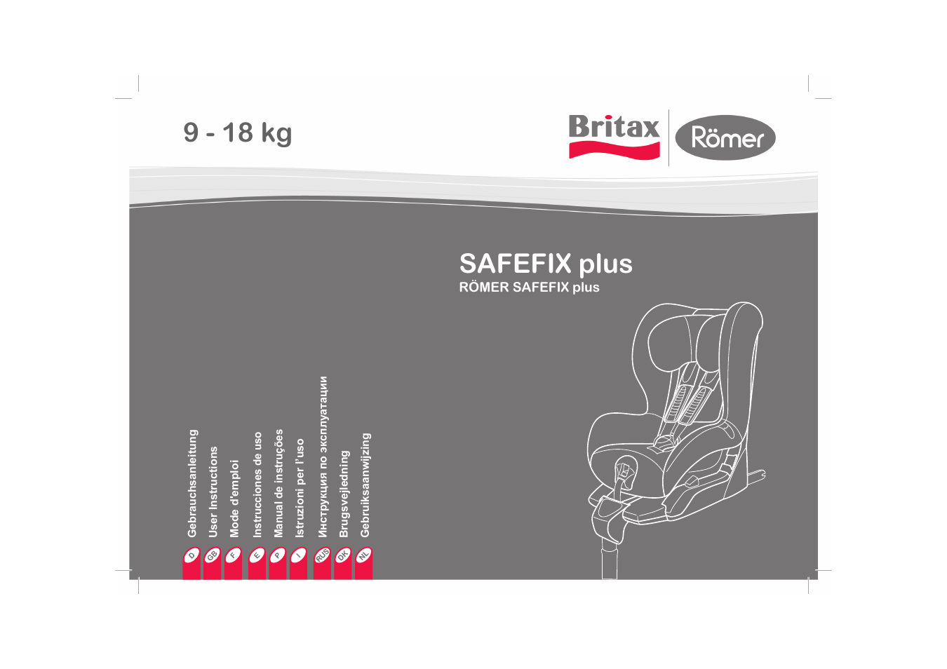 Britax SAFEFIX plus User Manual | 104 pages