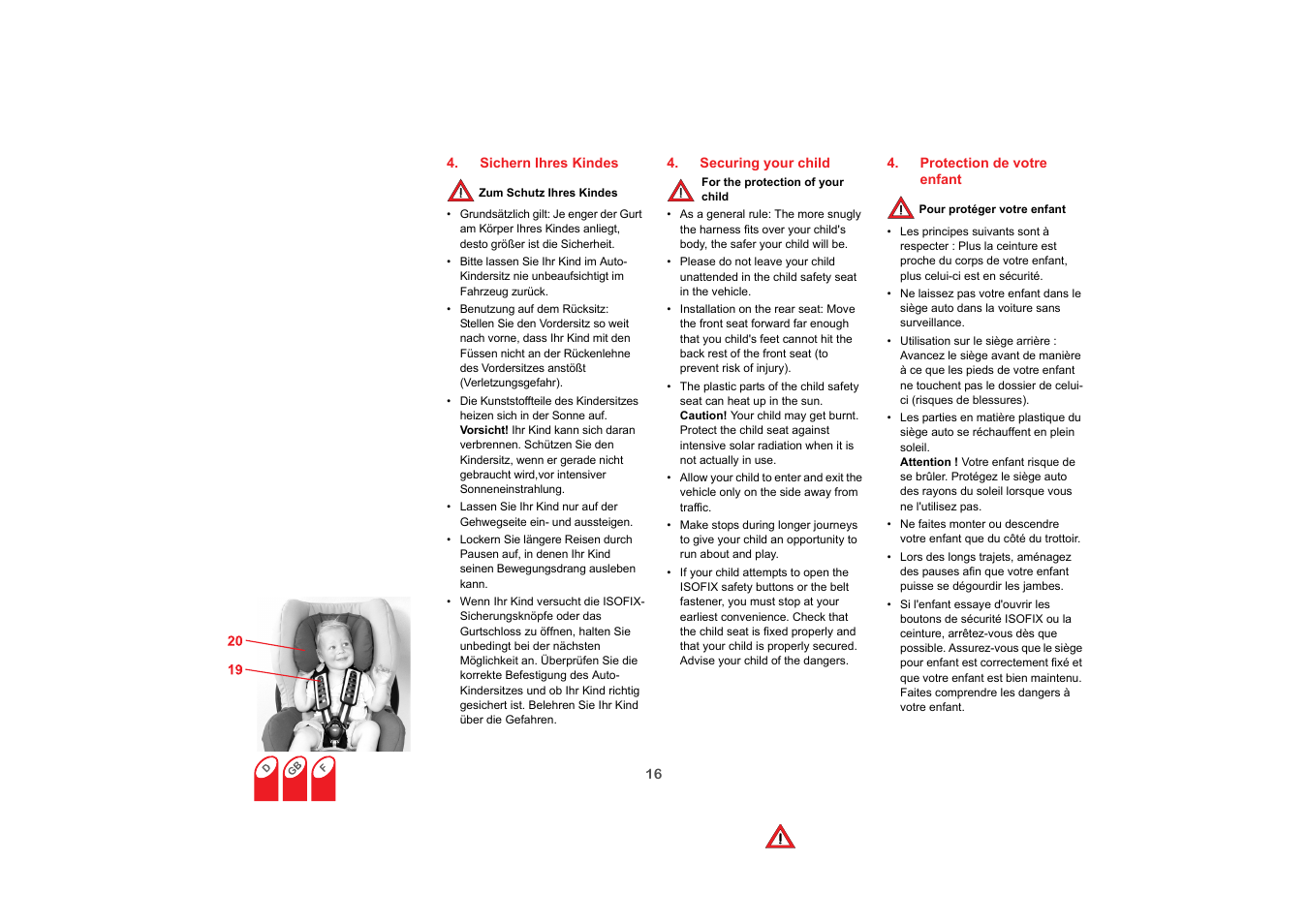 Britax SAFEFIX plus User Manual | Page 18 / 104