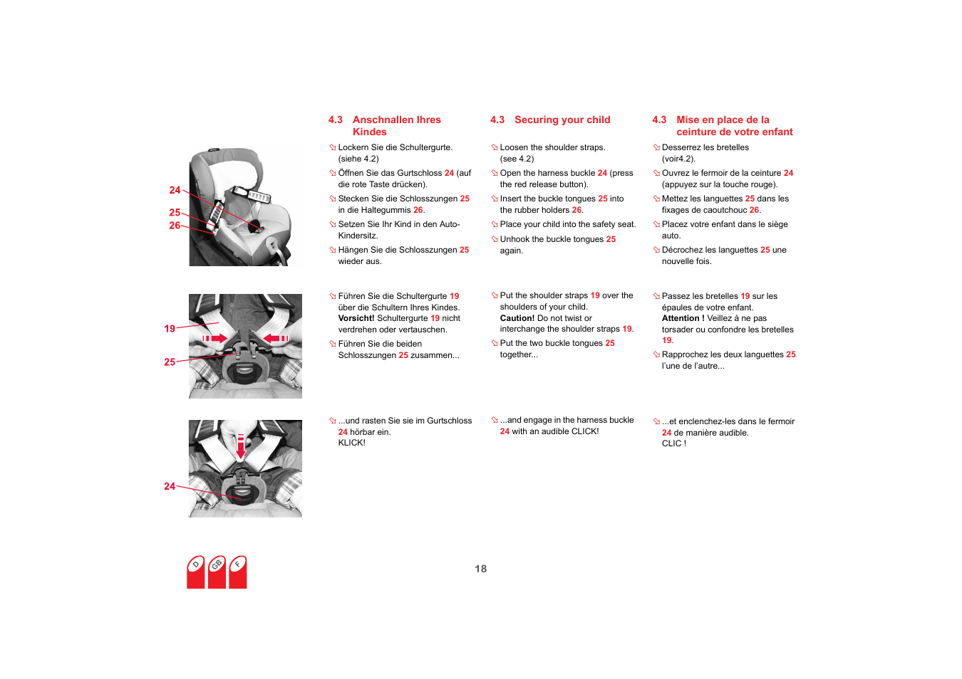 Britax SAFEFIX plus User Manual | Page 20 / 104