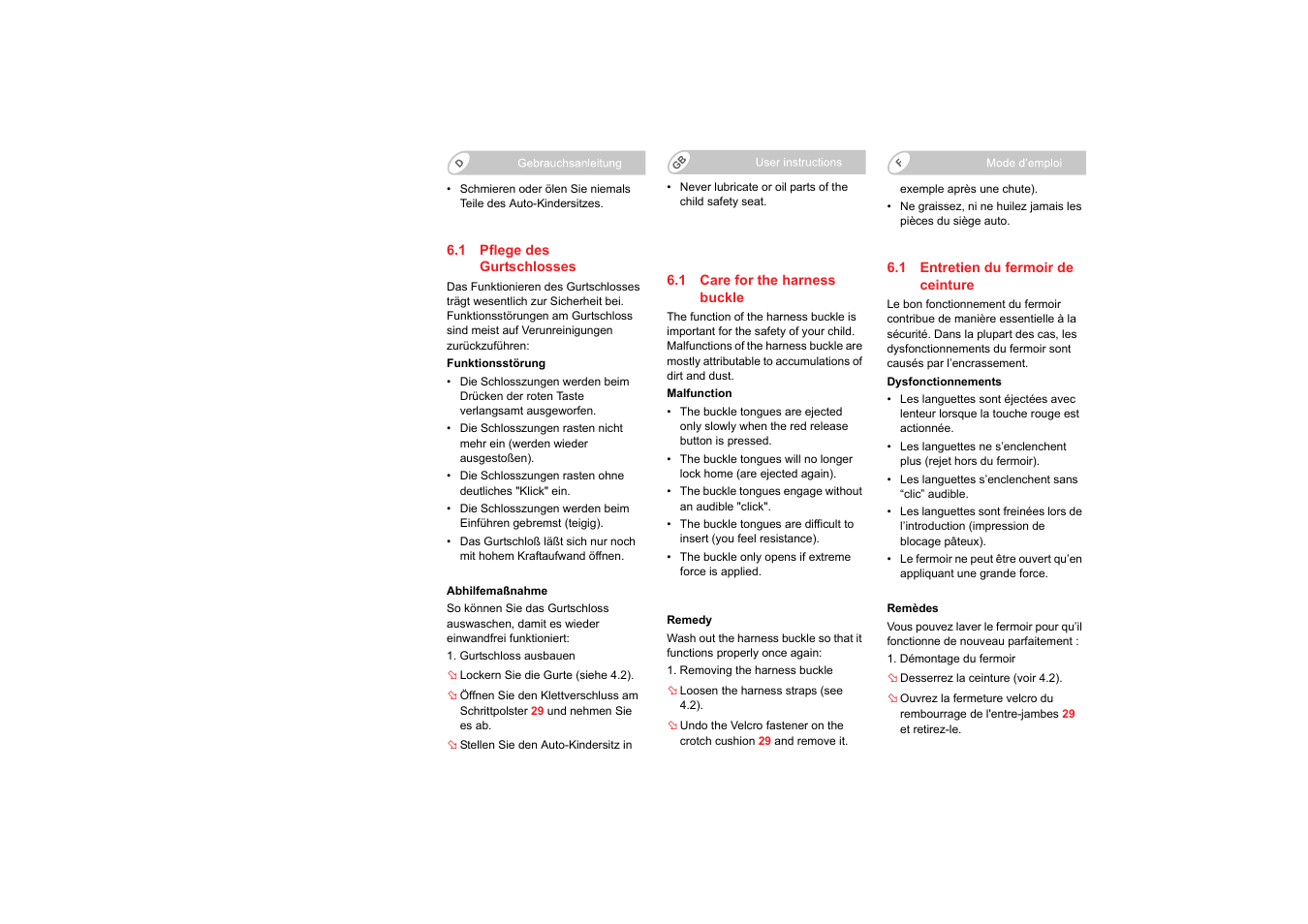 Britax SAFEFIX plus User Manual | Page 23 / 104