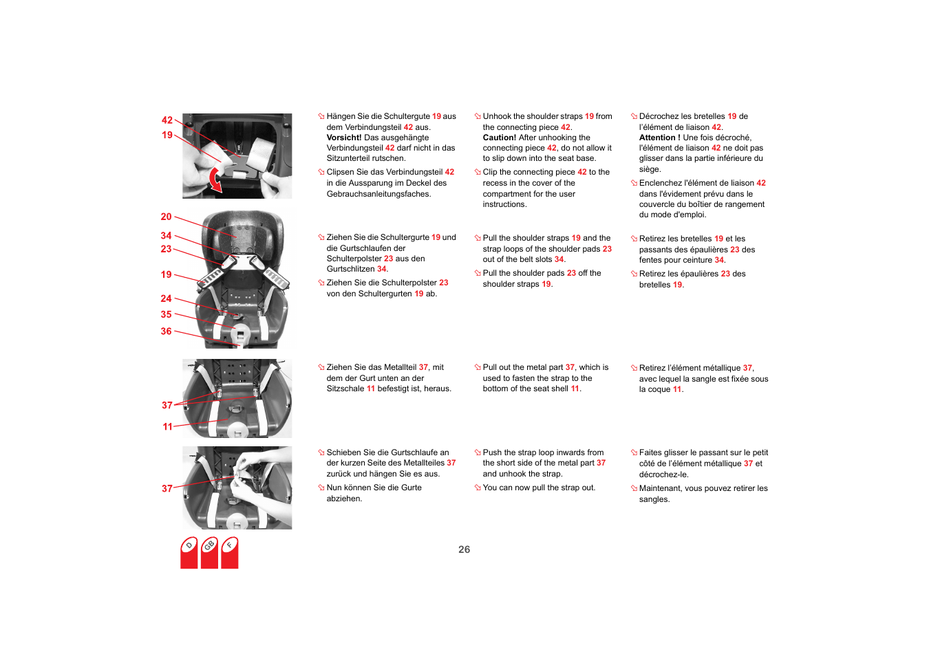 Britax SAFEFIX plus User Manual | Page 28 / 104