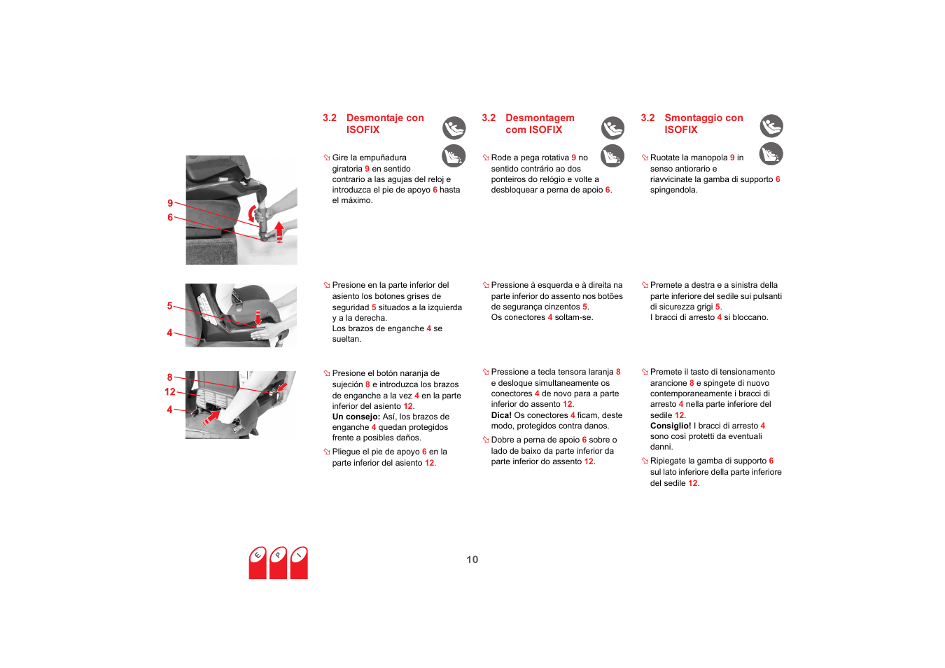 Britax SAFEFIX plus User Manual | Page 46 / 104