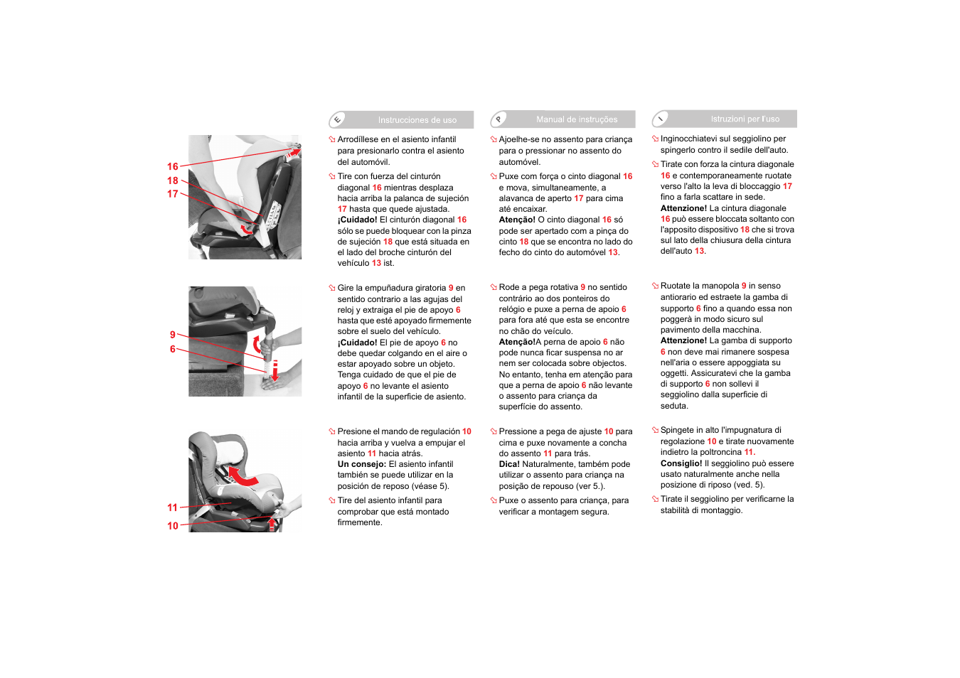 Britax SAFEFIX plus User Manual | Page 49 / 104