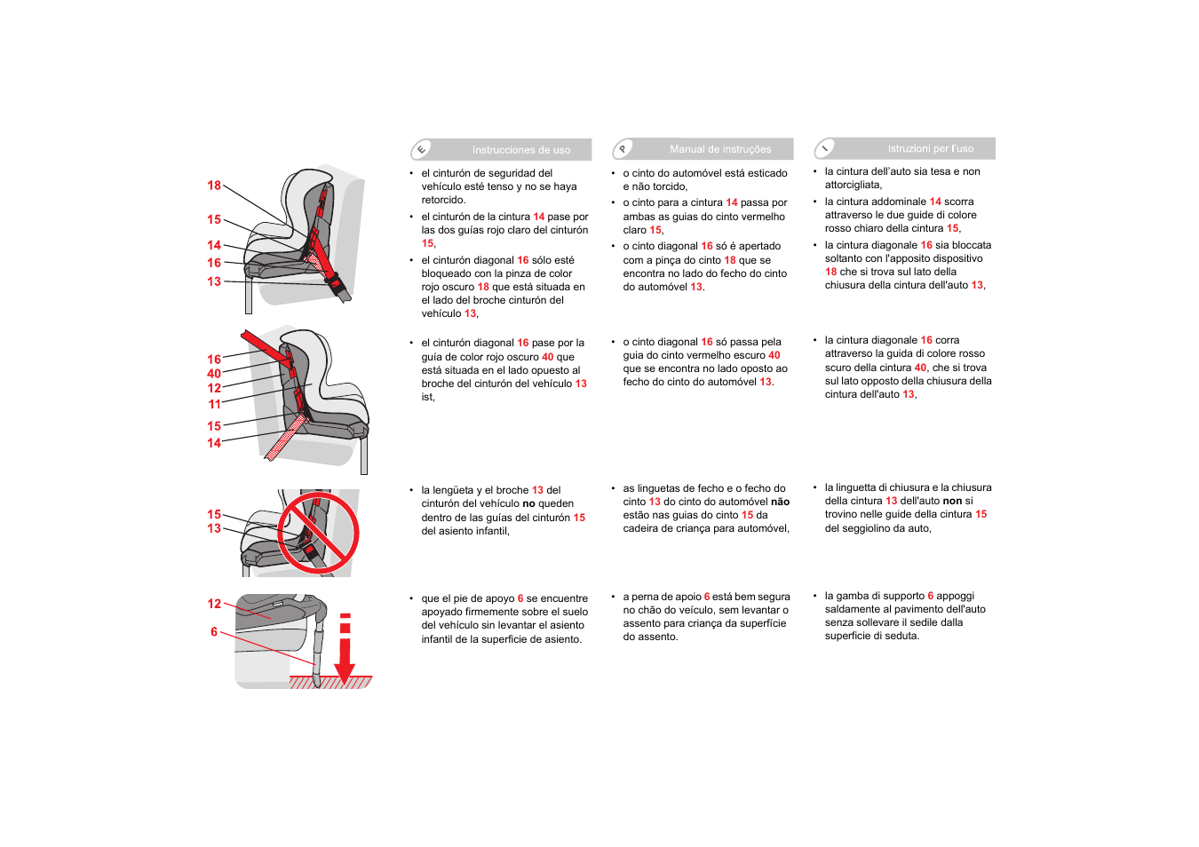 Britax SAFEFIX plus User Manual | Page 51 / 104
