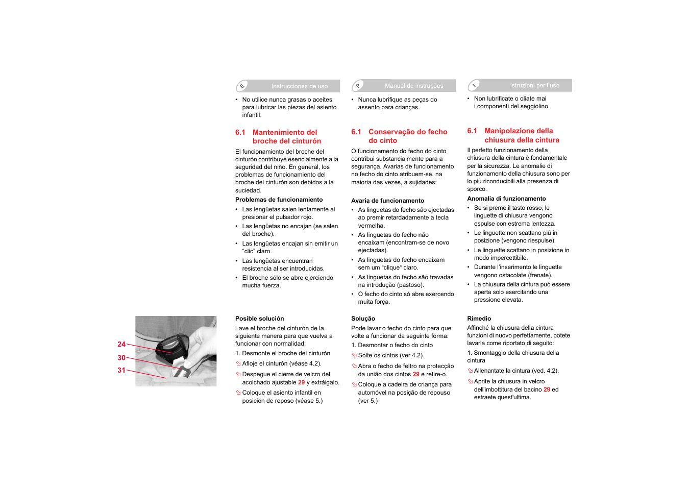 Britax SAFEFIX plus User Manual | Page 57 / 104
