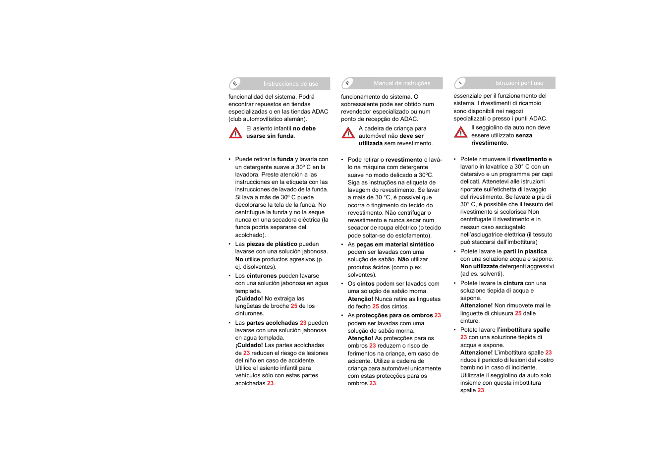 Britax SAFEFIX plus User Manual | Page 59 / 104