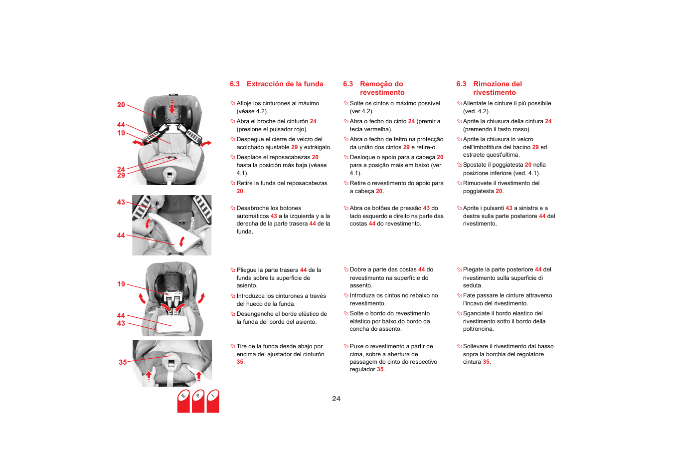 Britax SAFEFIX plus User Manual | Page 60 / 104
