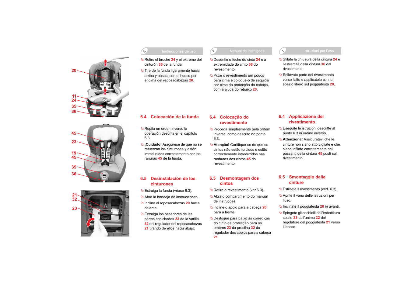 Britax SAFEFIX plus User Manual | Page 61 / 104