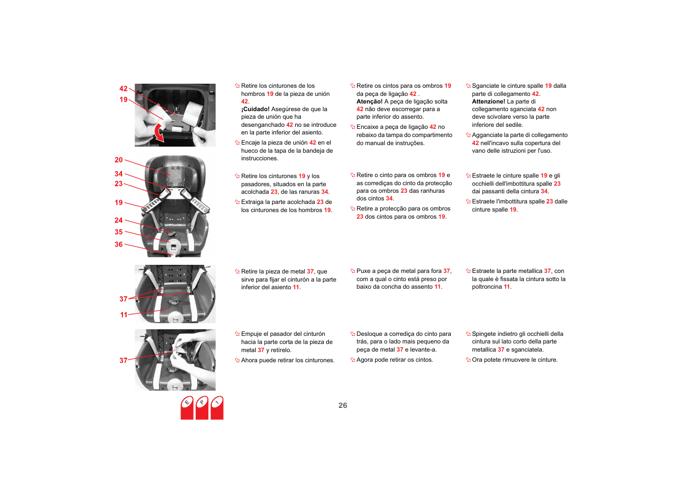 Britax SAFEFIX plus User Manual | Page 62 / 104