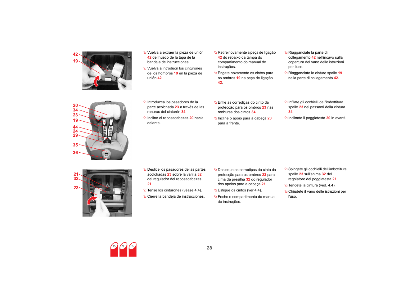 Britax SAFEFIX plus User Manual | Page 64 / 104