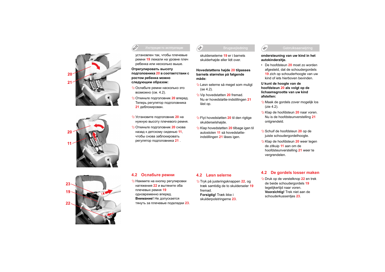 Britax SAFEFIX plus User Manual | Page 87 / 104