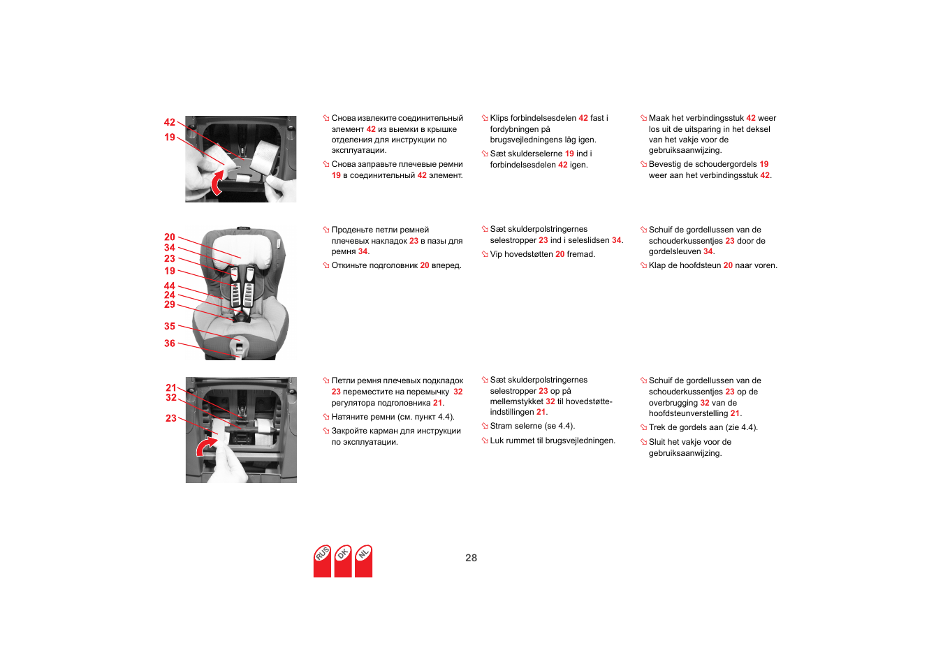 Britax SAFEFIX plus User Manual | Page 98 / 104