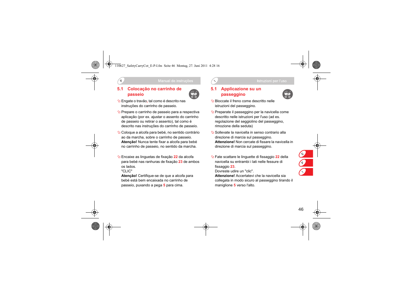 Britax BABY-SAFE SLEEPER User Manual | Page 125 / 233