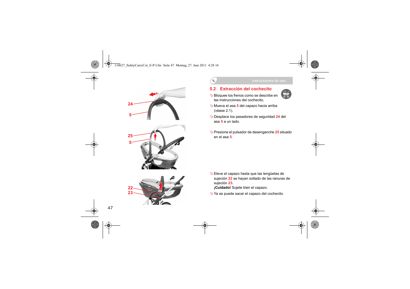 Britax BABY-SAFE SLEEPER User Manual | Page 126 / 233