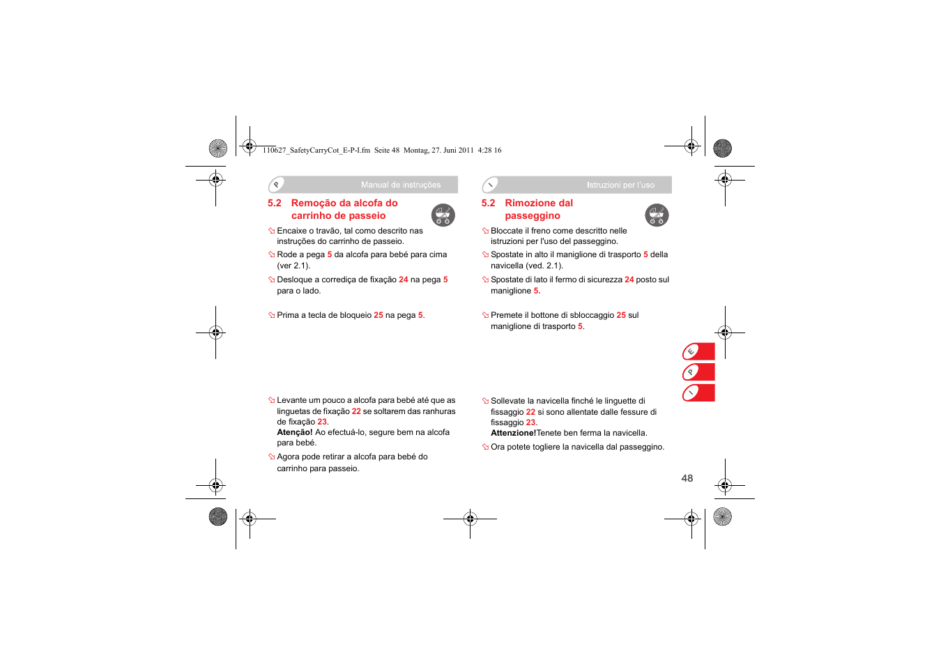 Britax BABY-SAFE SLEEPER User Manual | Page 127 / 233