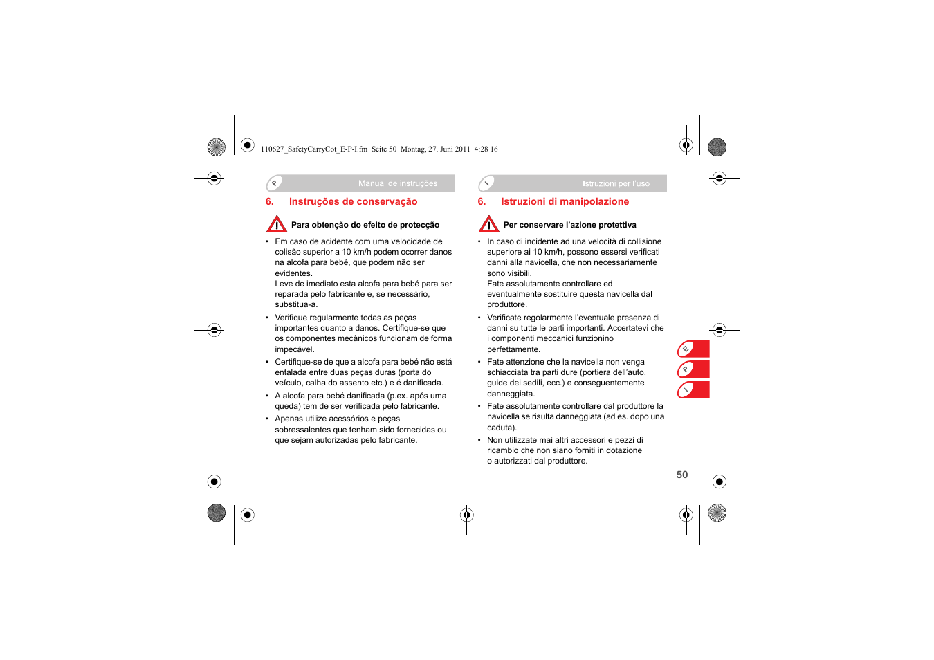 Britax BABY-SAFE SLEEPER User Manual | Page 129 / 233