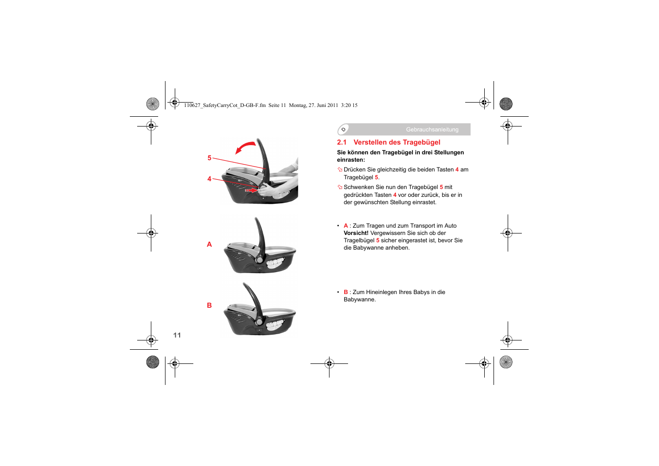 Britax BABY-SAFE SLEEPER User Manual | Page 13 / 233