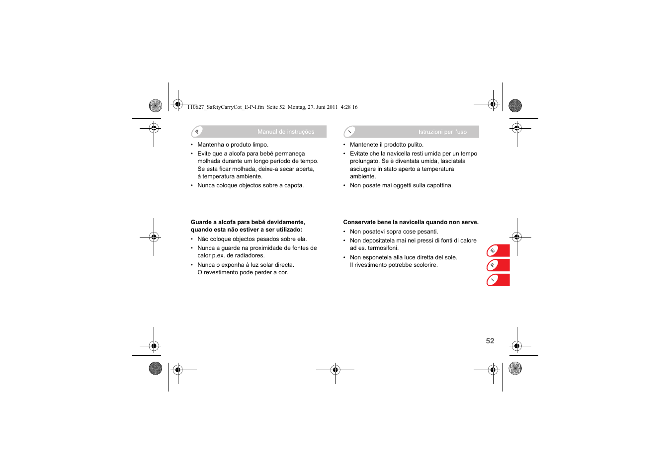Britax BABY-SAFE SLEEPER User Manual | Page 131 / 233