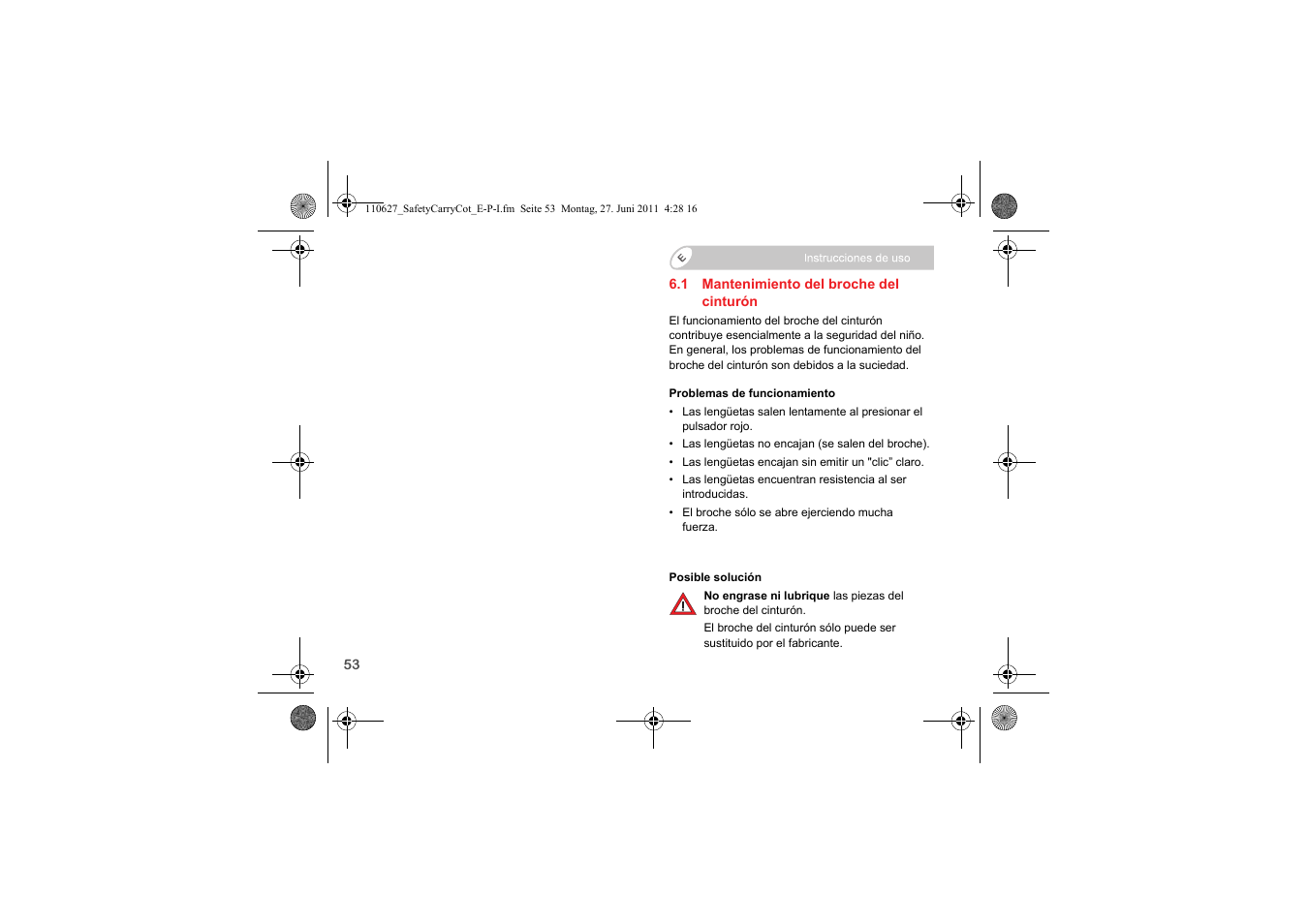 Britax BABY-SAFE SLEEPER User Manual | Page 132 / 233