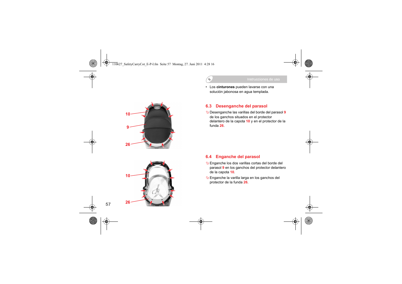 Britax BABY-SAFE SLEEPER User Manual | Page 136 / 233