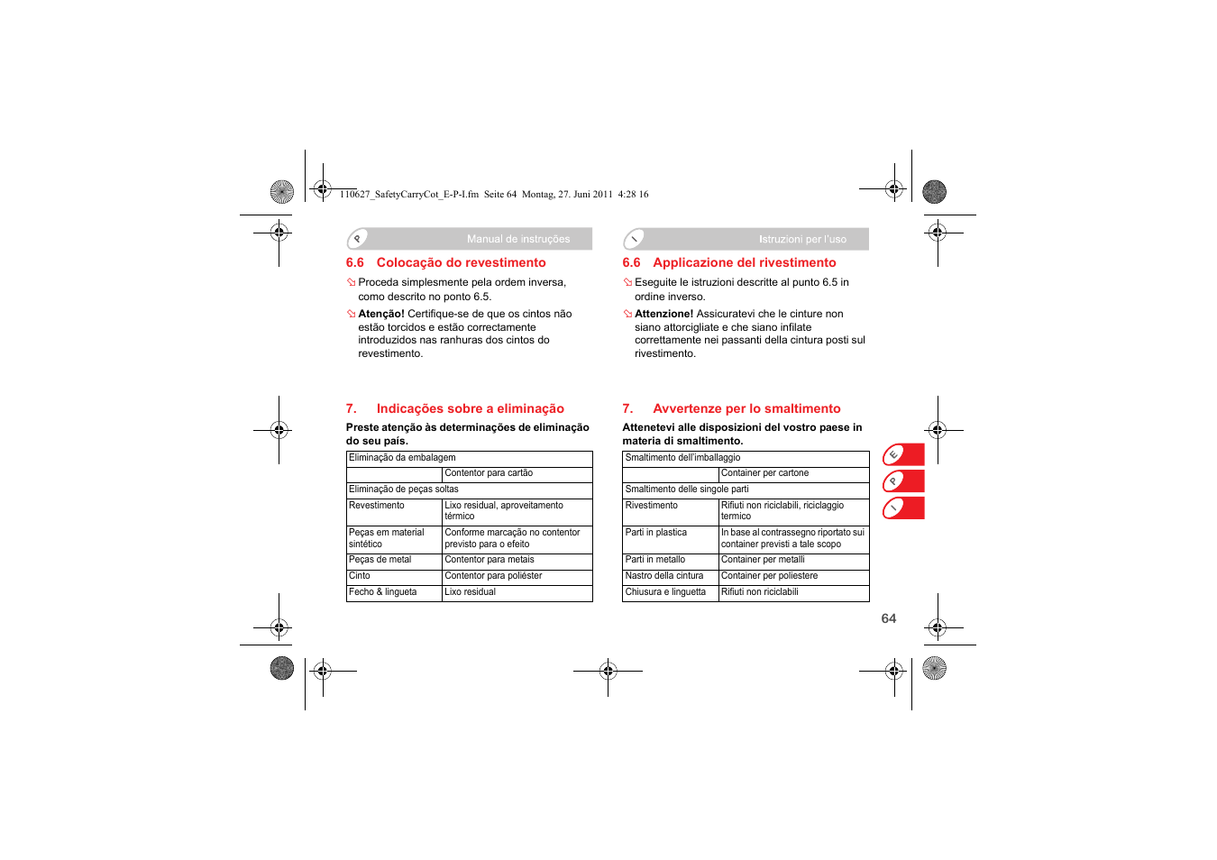 Britax BABY-SAFE SLEEPER User Manual | Page 143 / 233