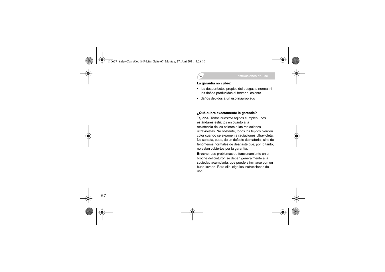 Britax BABY-SAFE SLEEPER User Manual | Page 146 / 233