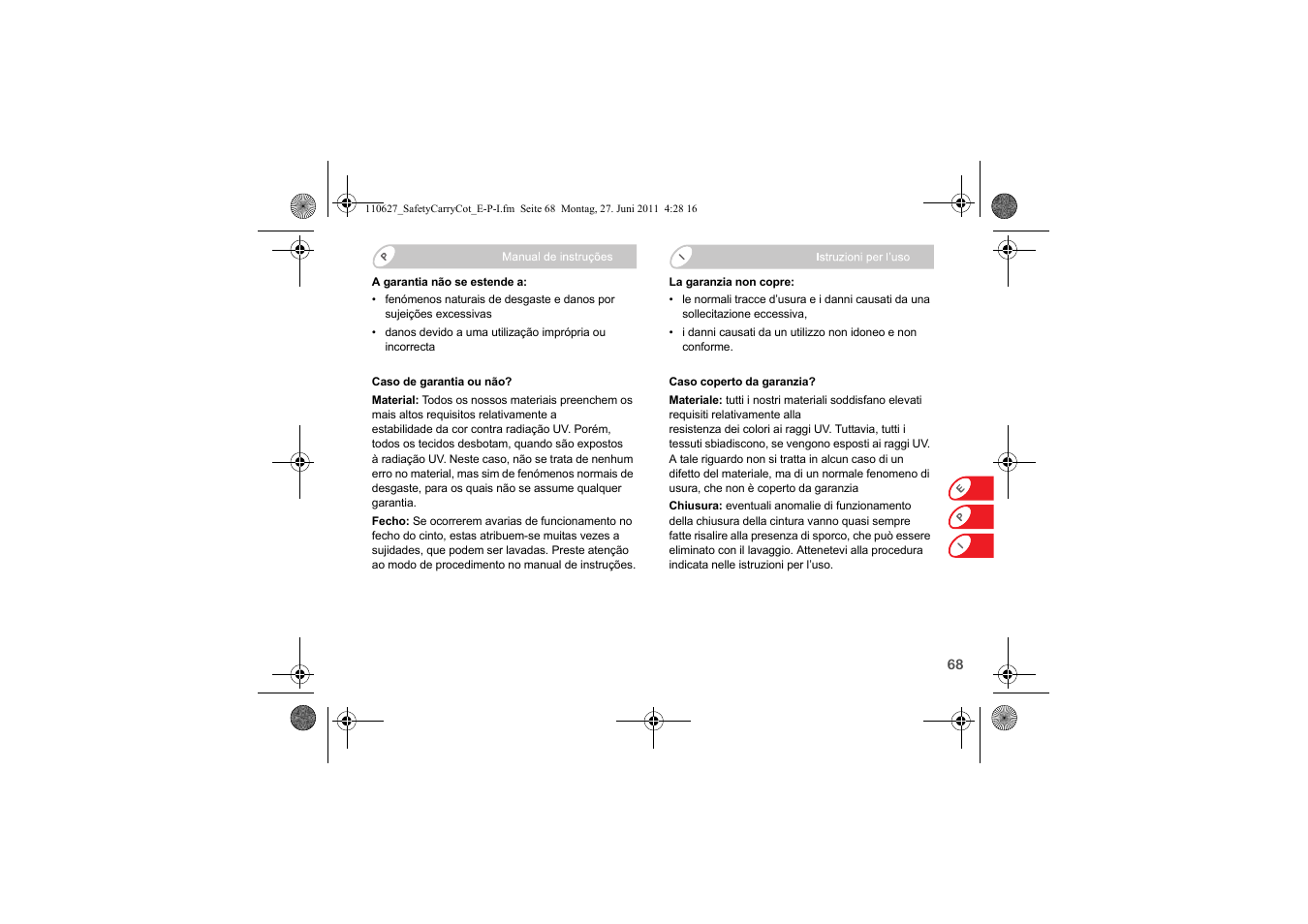 Britax BABY-SAFE SLEEPER User Manual | Page 147 / 233