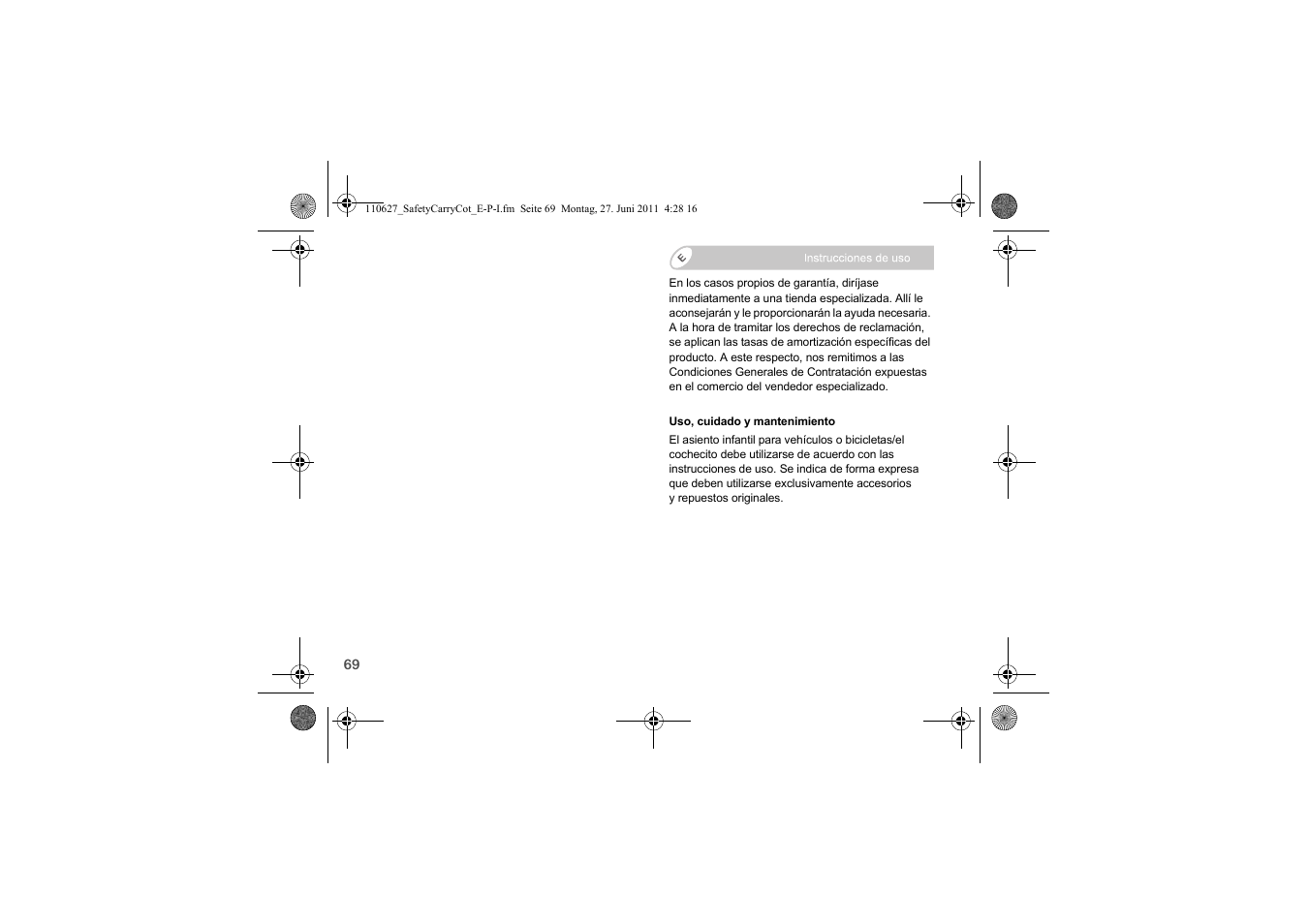 Britax BABY-SAFE SLEEPER User Manual | Page 148 / 233