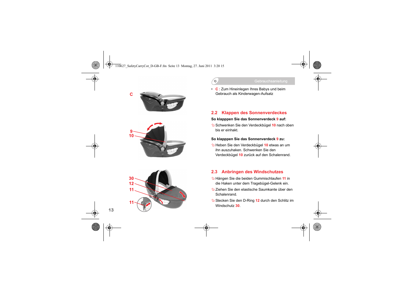 Britax BABY-SAFE SLEEPER User Manual | Page 15 / 233
