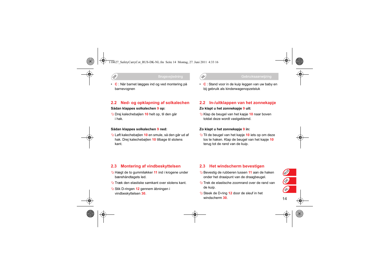 Britax BABY-SAFE SLEEPER User Manual | Page 170 / 233