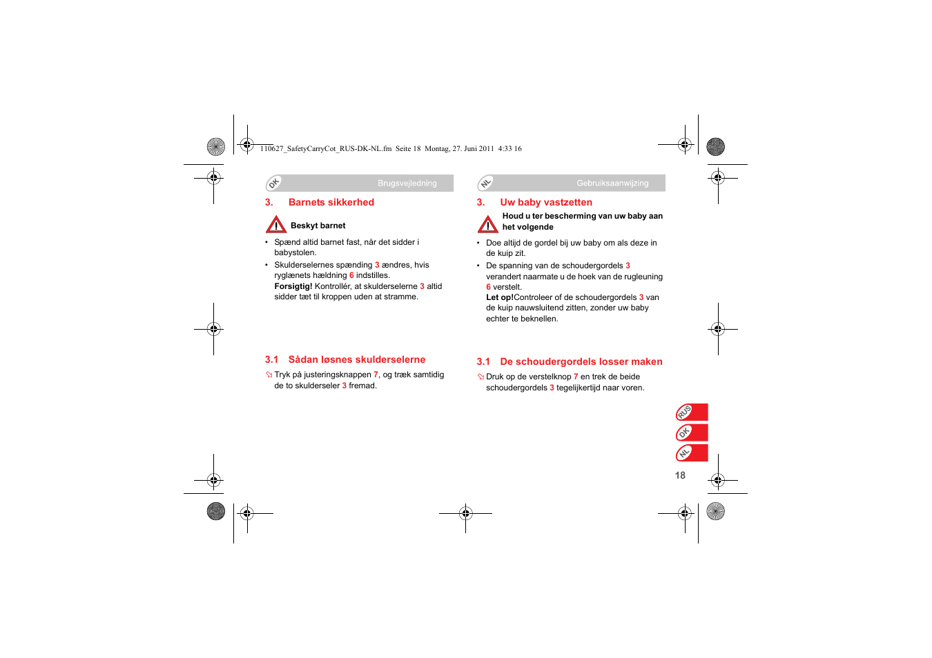 Britax BABY-SAFE SLEEPER User Manual | Page 174 / 233
