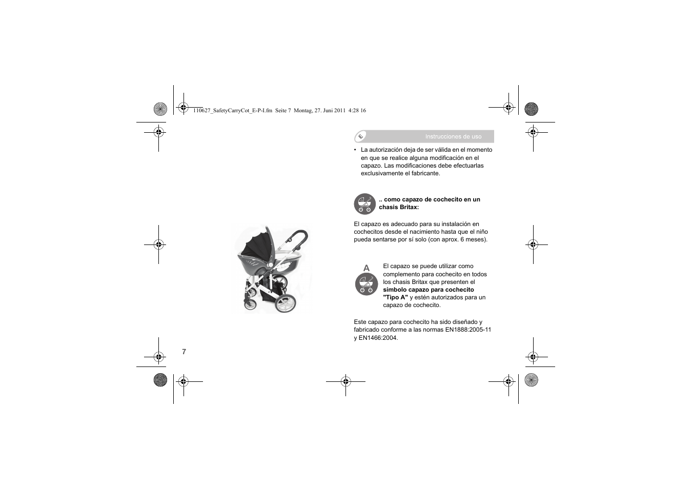 Britax BABY-SAFE SLEEPER User Manual | Page 86 / 233