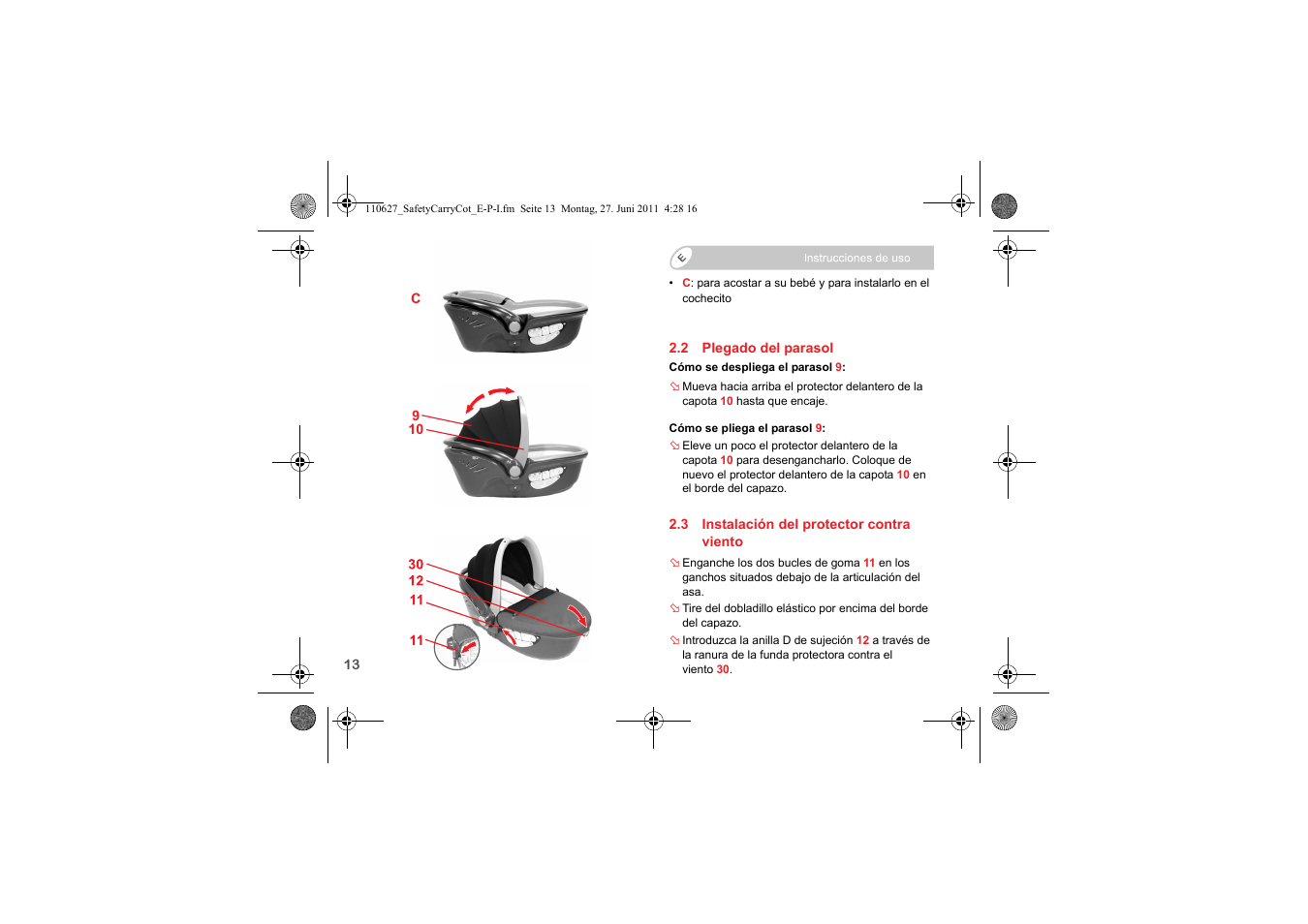 Britax BABY-SAFE SLEEPER User Manual | Page 92 / 233