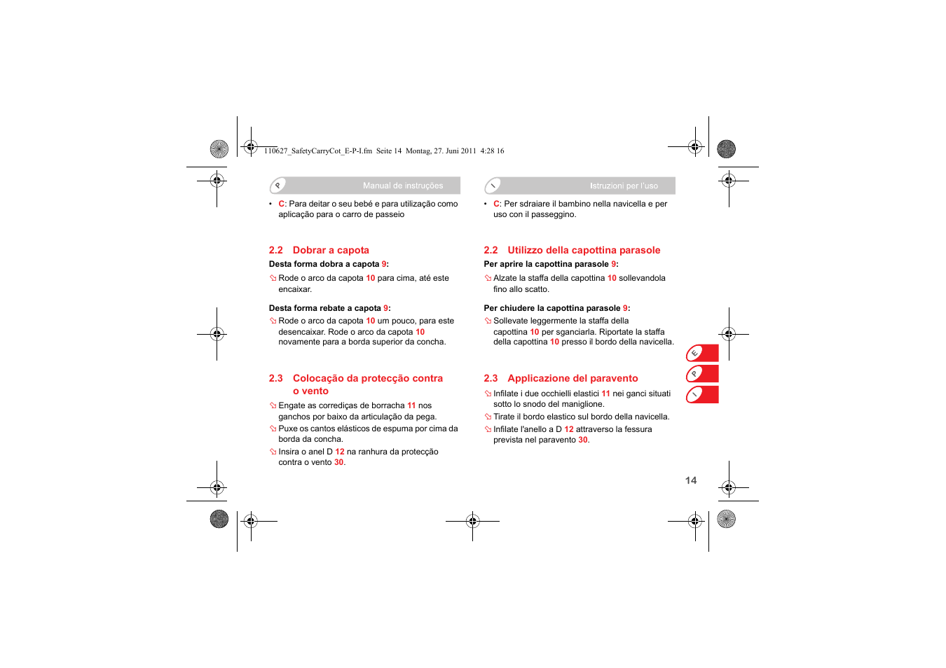 Britax BABY-SAFE SLEEPER User Manual | Page 93 / 233