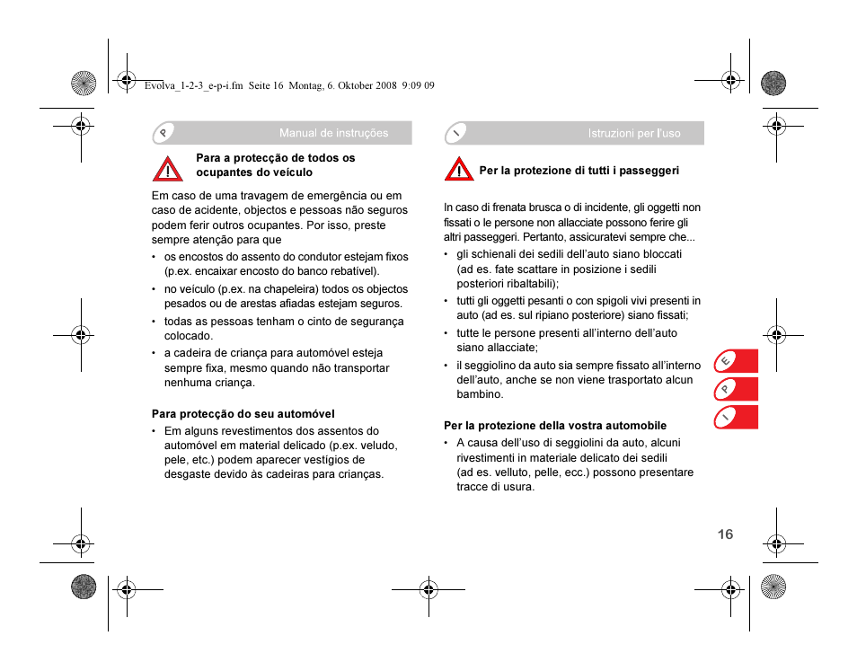 Britax EVOLVA 123 Plus User Manual | Page 101 / 251