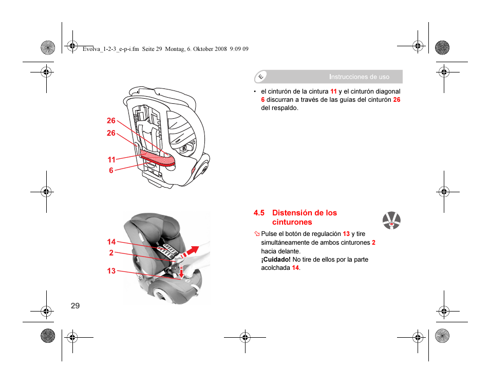 Britax EVOLVA 123 Plus User Manual | Page 114 / 251