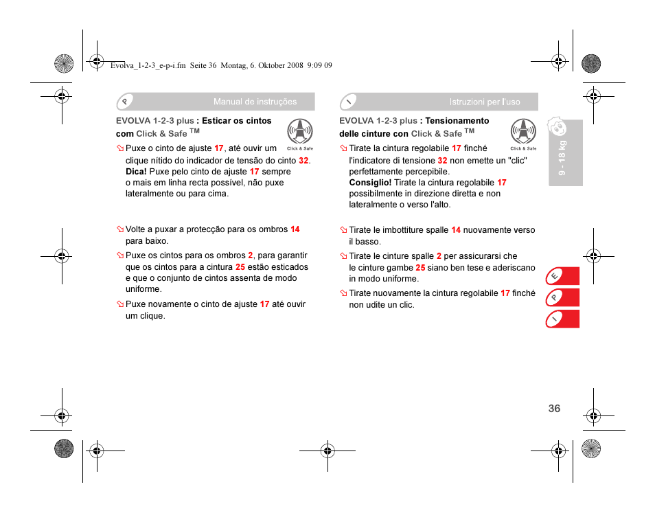 Britax EVOLVA 123 Plus User Manual | Page 121 / 251