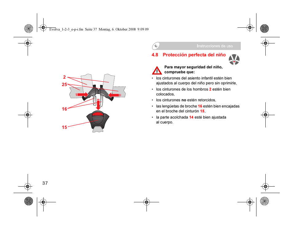 Britax EVOLVA 123 Plus User Manual | Page 122 / 251