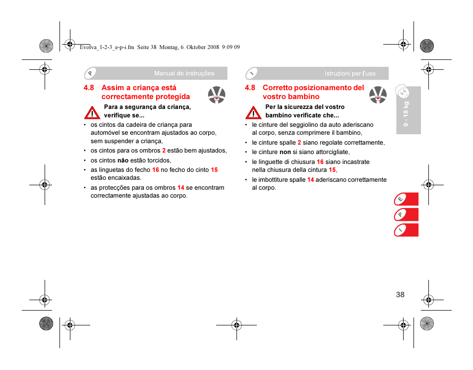 Britax EVOLVA 123 Plus User Manual | Page 123 / 251