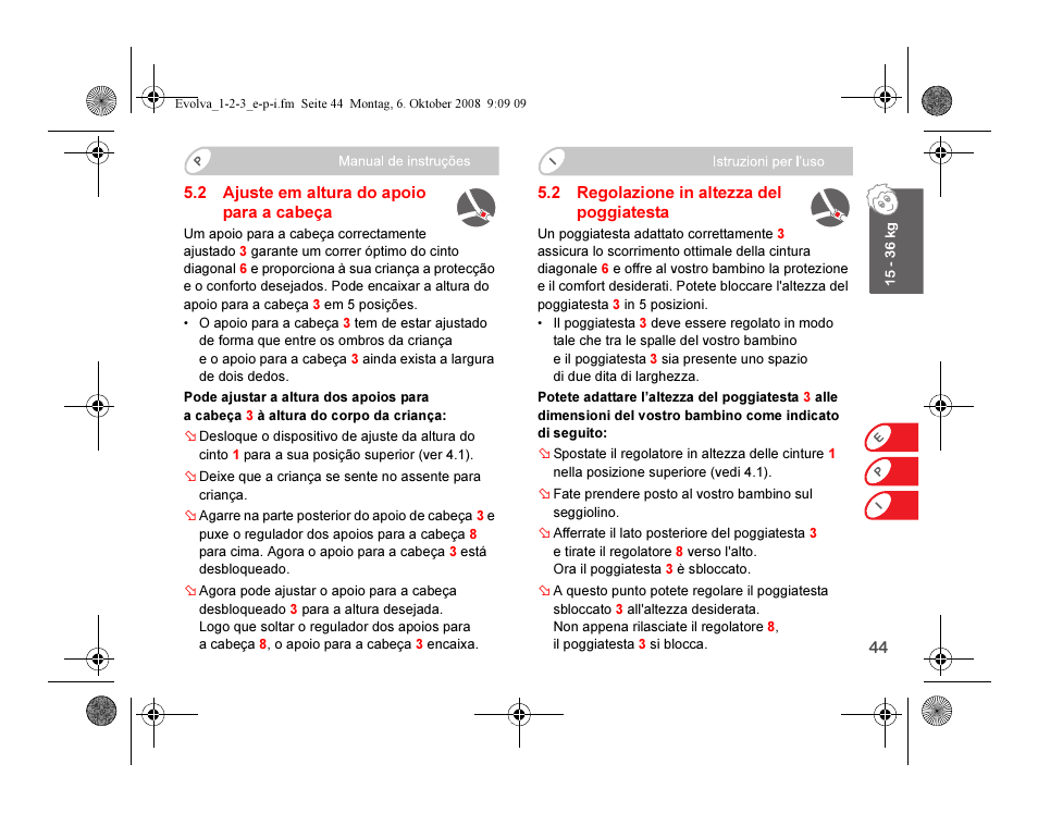 Britax EVOLVA 123 Plus User Manual | Page 129 / 251