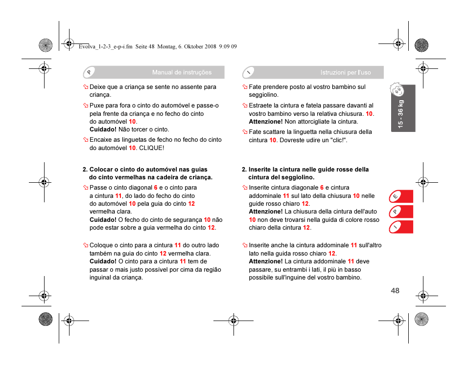 Britax EVOLVA 123 Plus User Manual | Page 133 / 251